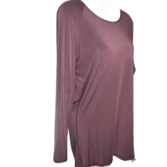 LULULEMON "CINCH ARCTIC" PLUM DEEP STRETCH LONG SLEEVE TOP SIZE 12 - Picture 6 of 12